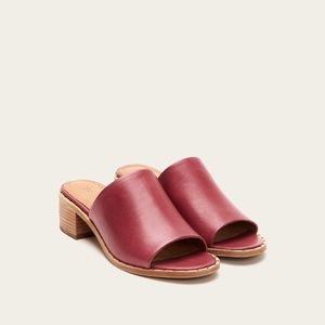 Frye Cindy Mule in Berry, US 7.5